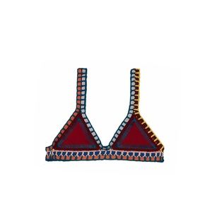 KIINI Soley Red Triangle Bikini Top NWT Size: DD